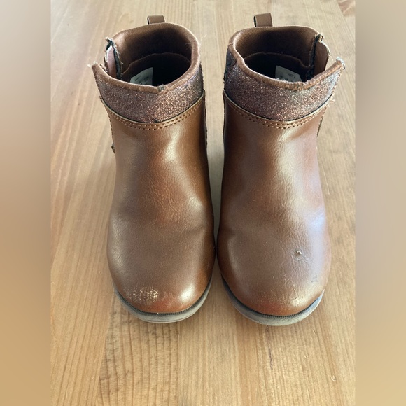 Stride Rite Lucy Boot 7.5T toddler girl in Mauve/Brown - Picture 5 of 14